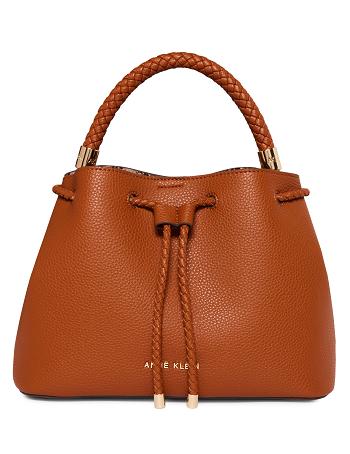 Anne Klein Braided Handle Satchels orange | TAUPQ98420