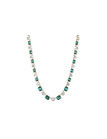 Anne Klein Bright Emerald Collar Necklace Turquoise / Gold | EAUHC33665