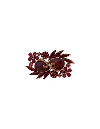 Anne Klein Double Cluster Gold Tone Pin in Gift box Brooches Gold | AUIIZ49524