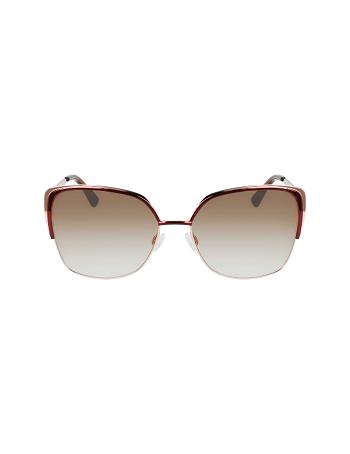 Anne Klein Glamourous Butterfly Shape Average Size Burgundy | GAUEC76953