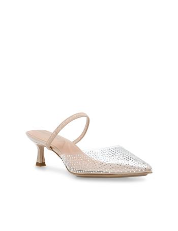 Anne Klein Iella-C Convertible Pump Heels Beige | AUEAH17361