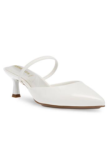 Anne Klein Iella Convertible Sling Back Heels White | AUEGJ33778