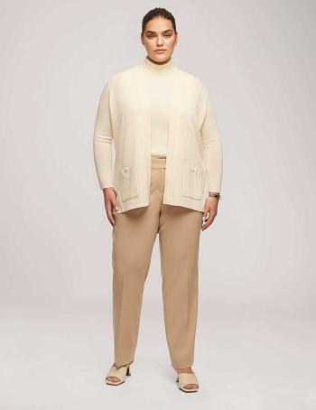 Anne Klein Malibu Cardigan Plus Size White | AUZDE85566
