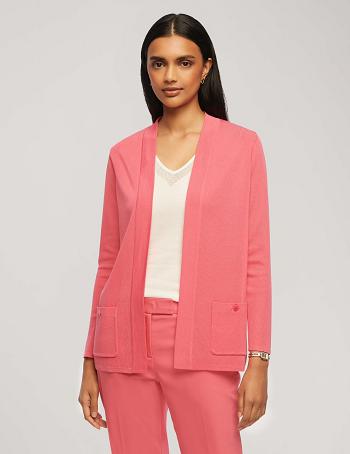 Anne Klein Malibu Cardigan Sweaters Pink | EAUVG19331