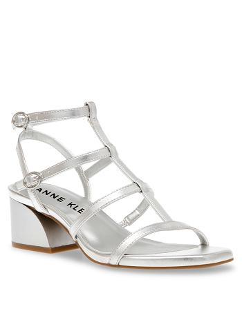 Anne Klein Matilda Dress Sandals Silver | XAUBH41709