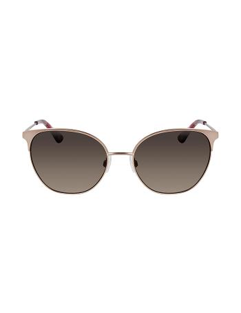 Anne Klein Metal Round Sunglasses Average Size Rose / Gold | AUJKU64777