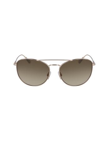 Anne Klein Metal Trendy Aviator Sunglasses Average Size Gold | FAUHY13923