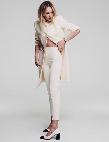 Anne Klein Tweed Audrey Hepburn Topper Blazers White | MAUHR36365