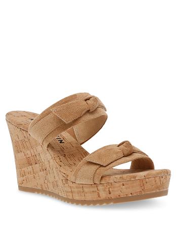 Anne Klein Wiona Wedges Beige | FAUUI42786