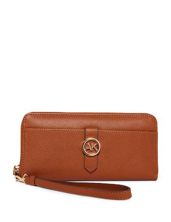 Anne Klein Zip Around Wallets orange | QAUWA81490